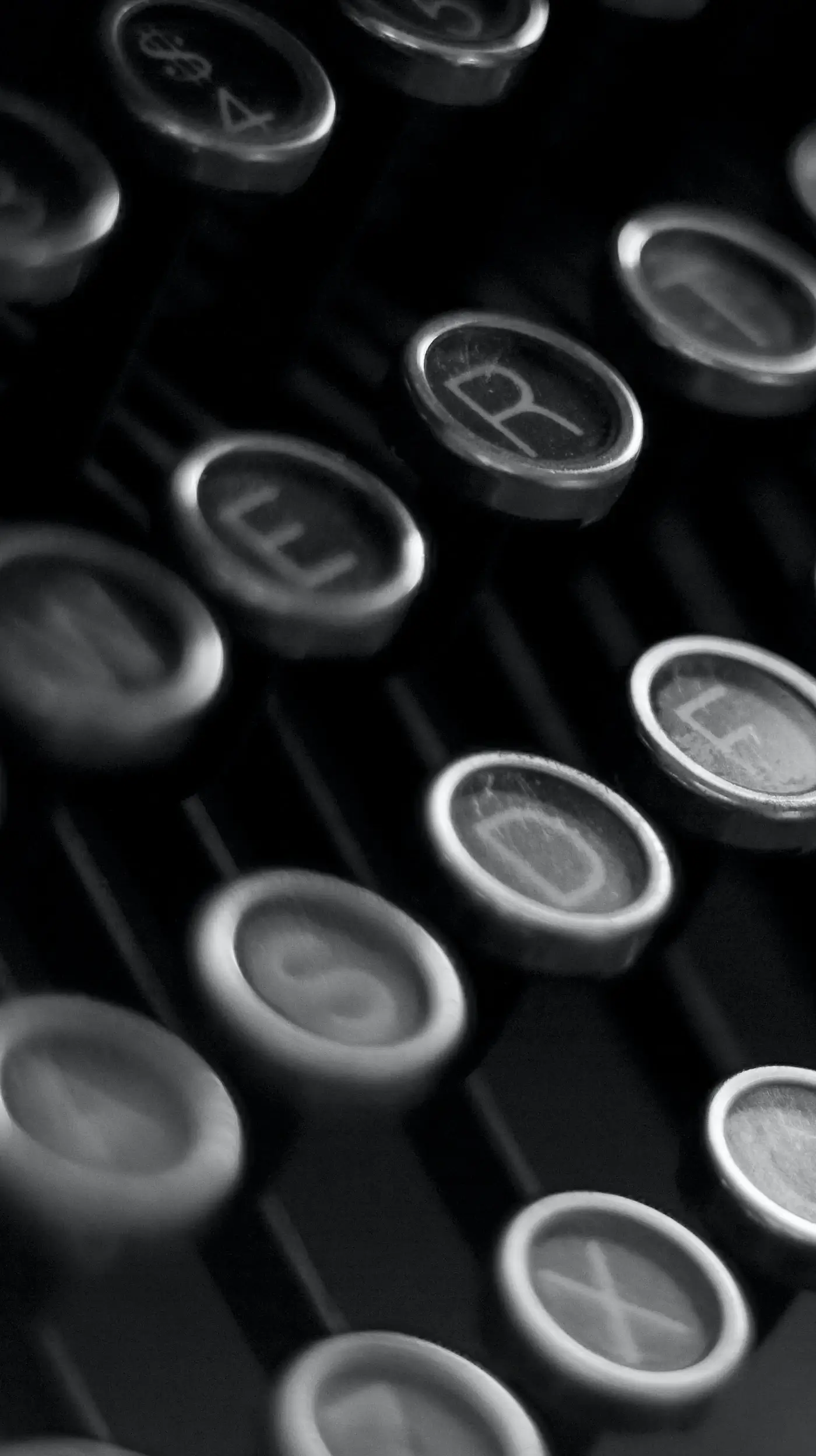 Background image of a typewriter